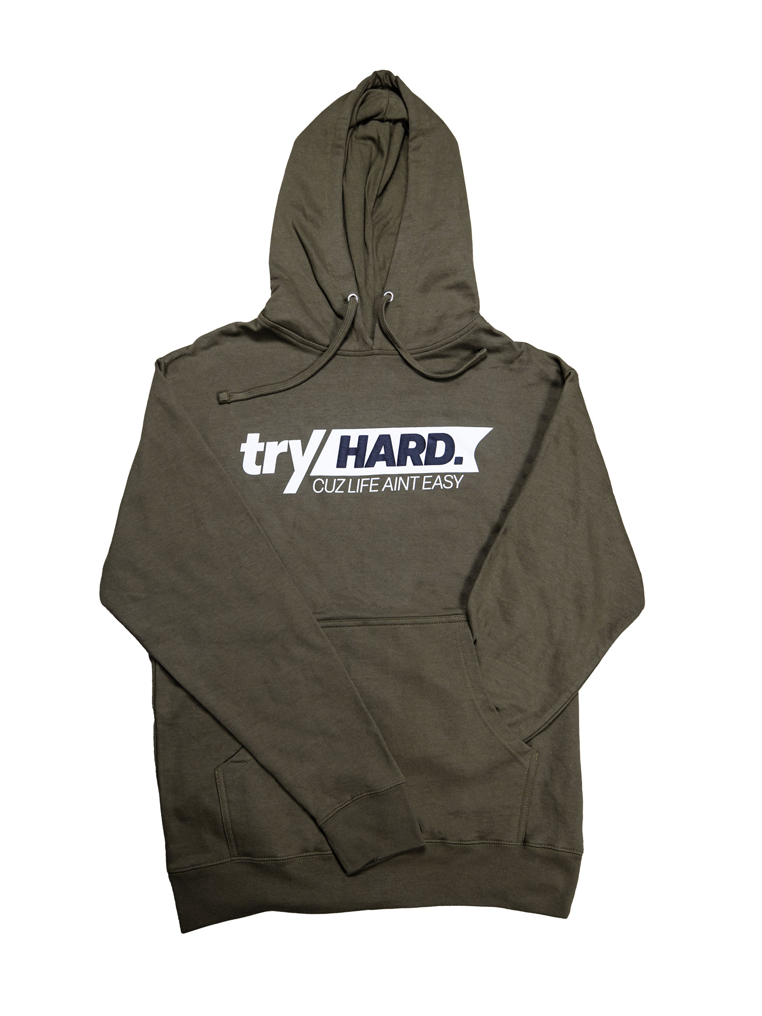 Try Hard Logo Hoodie - TRY HARD